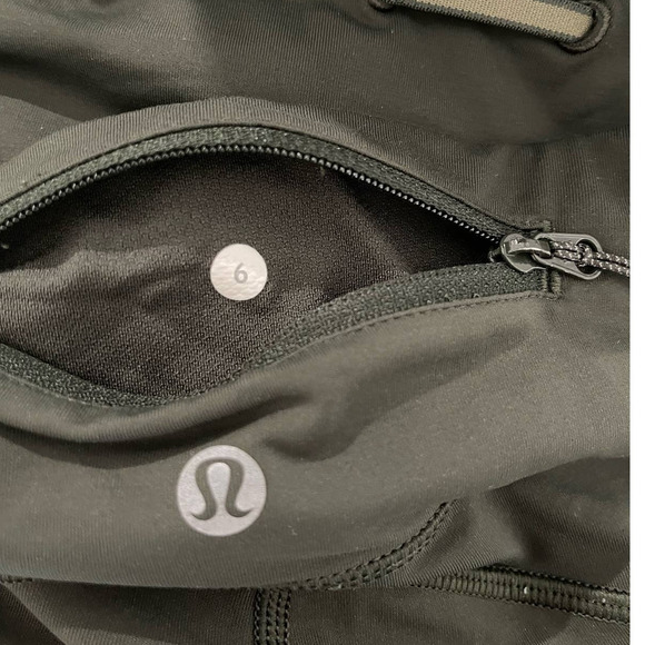 Lululemon Speed Tight IV Leggings Ruched Ankle Army Forest Green Size 6 - Picture 6 of 6